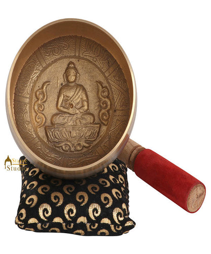 Nepali Himalyan Buddha Chakra Prayer Metal Singing Bowl Yoga Healing Meditation by vendor-unknown - Singing Bowls (View 2)