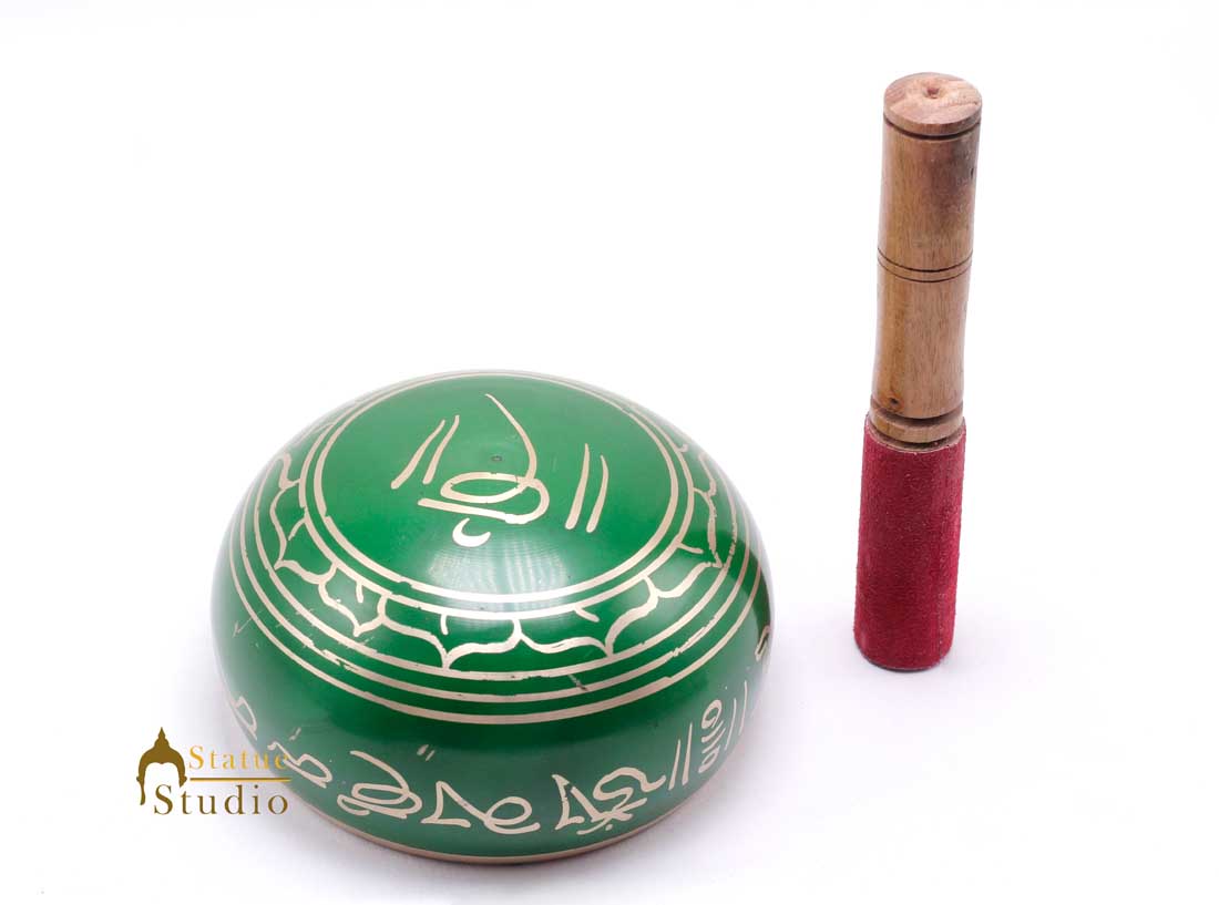 Tibetan Himalyan Buddha Chakra Prayer Yoga Healing Meditation Brass Singing Bowl