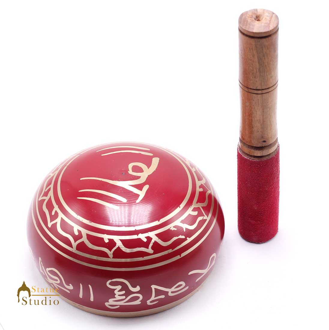 Tibetan Himalyan Buddha Chakra Prayer Yoga Healing Meditation Brass Singing Bowl