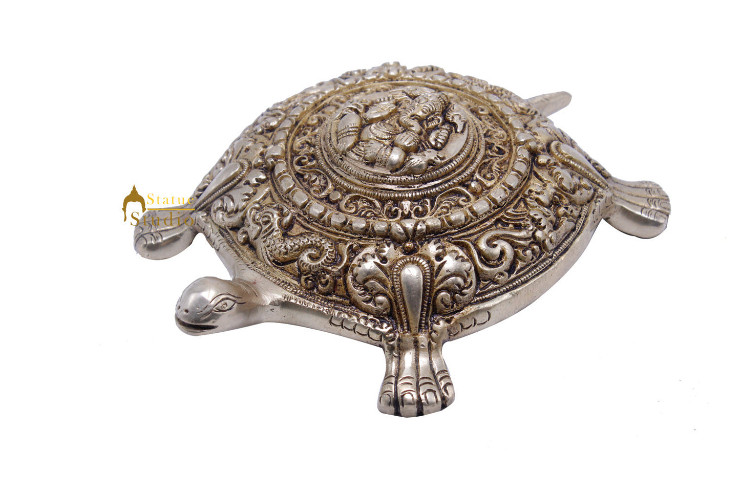 Brass Turtle Showpieces For Feng Shui Vastu Home Office Room Décor