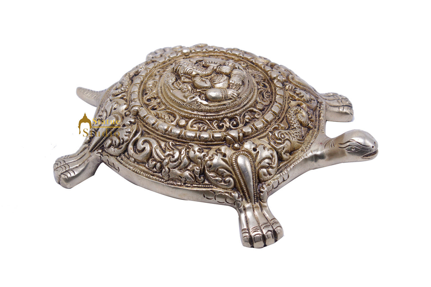 Brass Turtle Showpieces For Feng Shui Vastu Home Office Room Décor