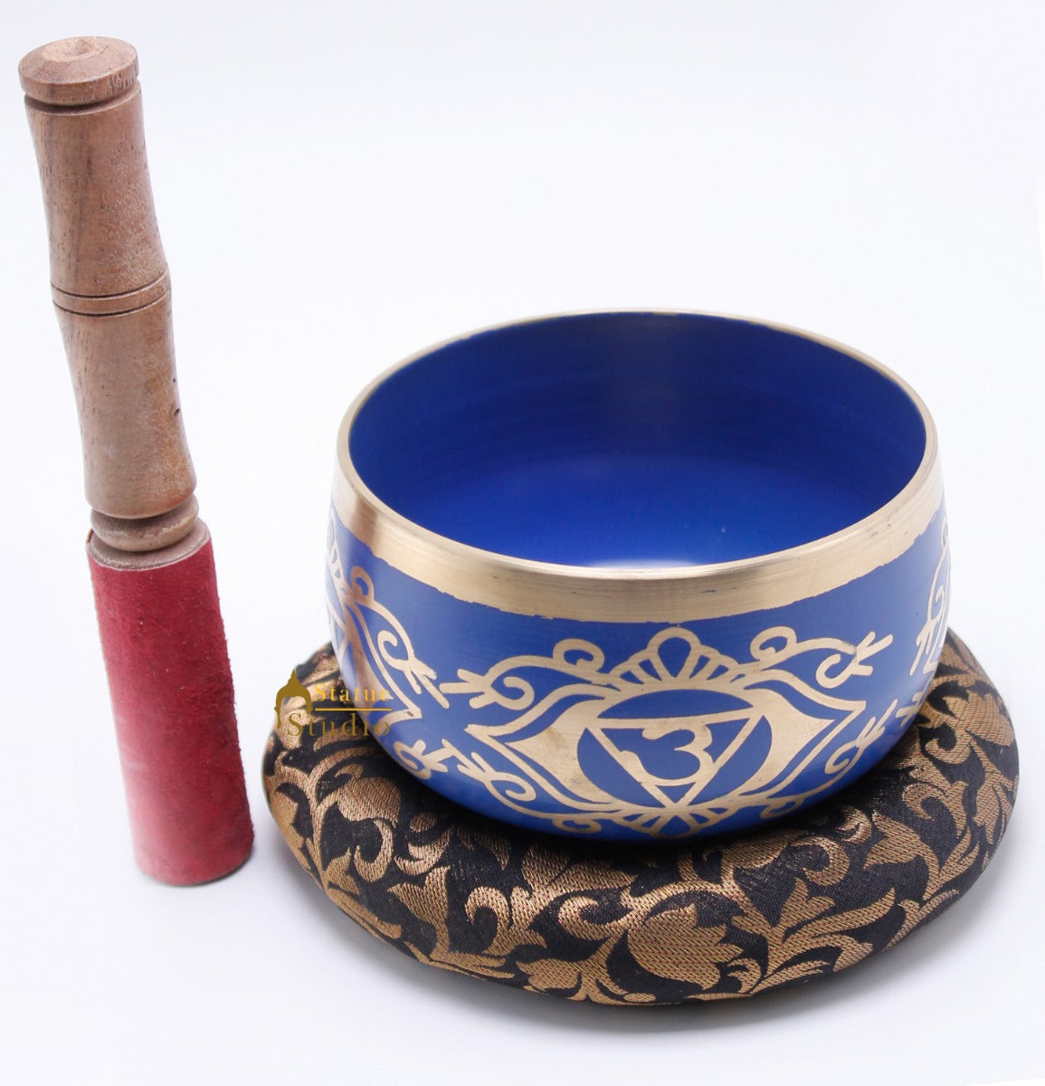Brass Singing Bowl Tibet Himalyan Buddha Chakra Prayer Yoga Healing Meditation - Eco-friendly - Sama Homes