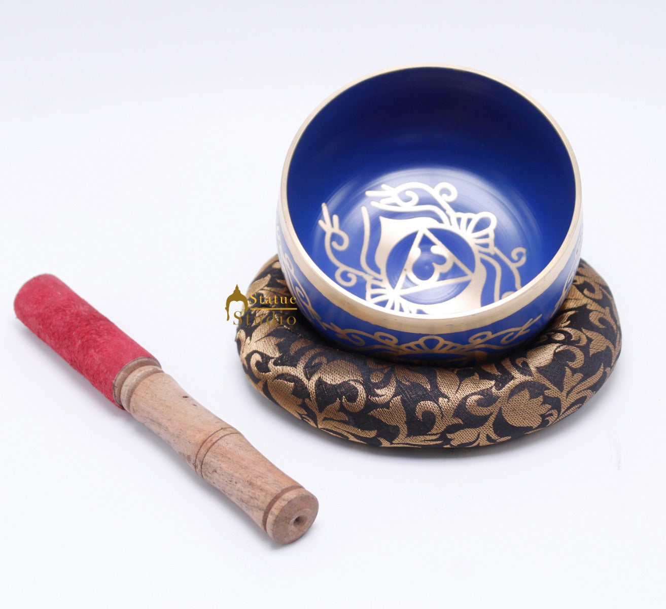 Brass Singing Bowl Tibet Himalyan Buddha Chakra Prayer Yoga Healing Meditation