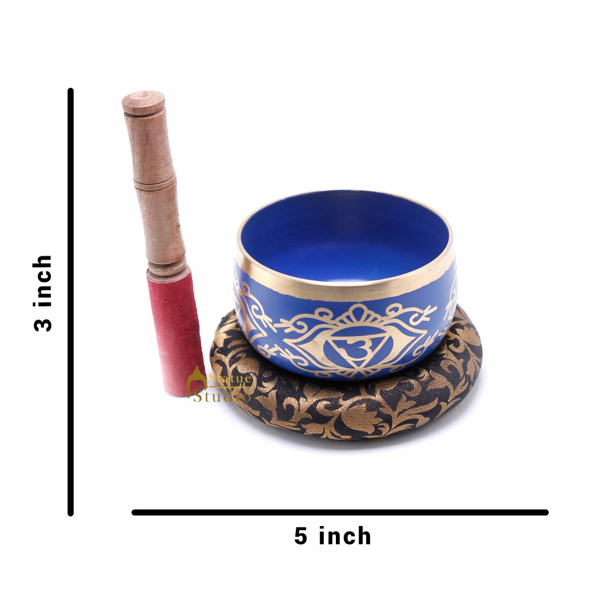Brass Singing Bowl Tibet Himalyan Buddha Chakra Prayer Yoga Healing Meditation - Image 5