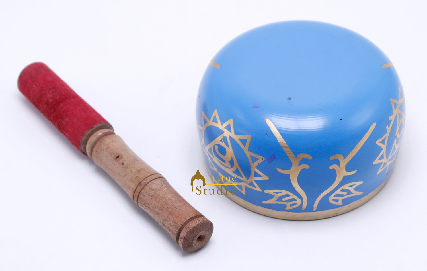 Brass Singing Bowl Tibet Himalyan Buddha Chakra Prayer Yoga Healing Meditation - Image 4