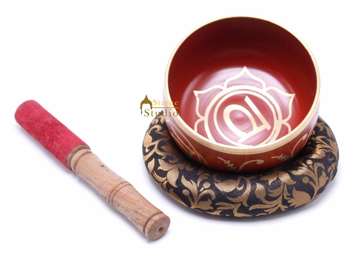 Brass Singing Bowl Tibet Himalyan Buddha Chakra Prayer Yoga Healing Meditation - Image 3