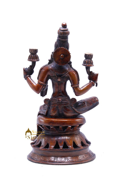 Brass Sitting Lakshmi Idol Religious Home Decor Lucky Statue 12 Inch by vendor-unknown - Hindu Gods (View 5)
