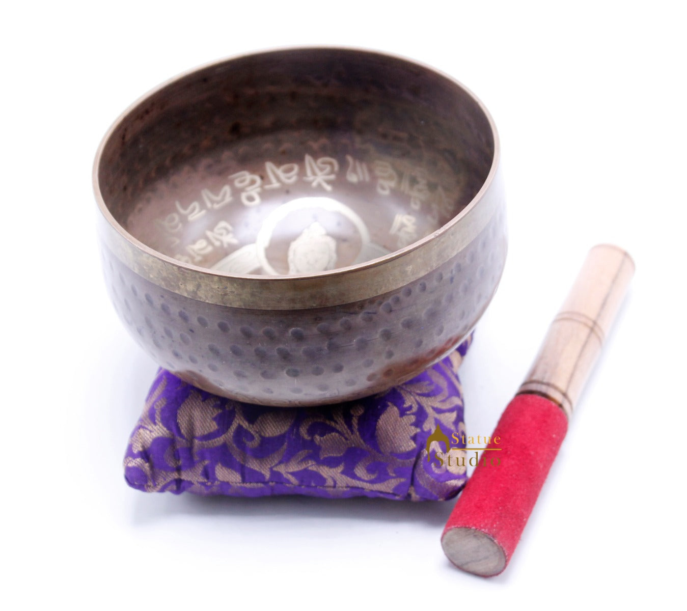 Bronze Singing Bowl Tibet Himalyan Buddha Chakra Prayer Yoga Healing Meditation