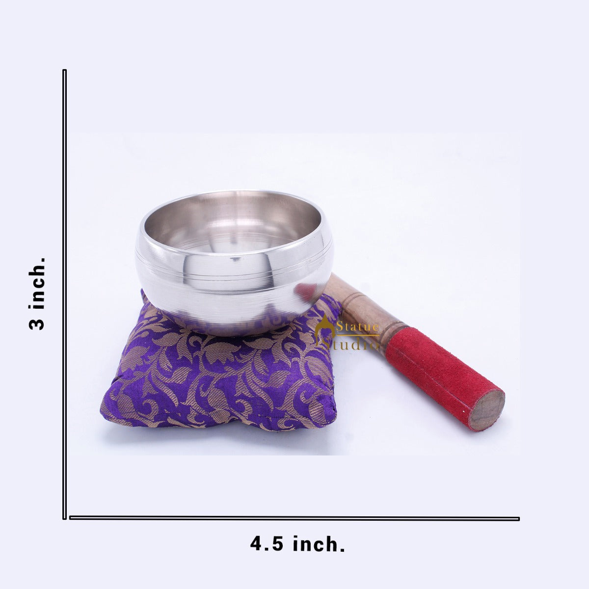 Brass Singing Bowl Tibet Himalyan Buddha Chakra Prayer Yoga Healing Meditation - Image 4