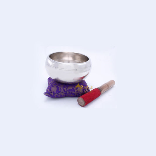 Brass Singing Bowl Tibet Himalyan Buddha Chakra Prayer Yoga Healing Meditation