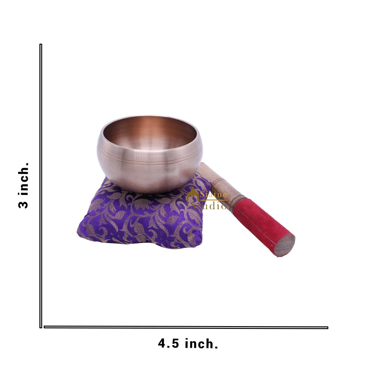 Brass Singing Bowl Tibet Himalyan Buddha Chakra Prayer Yoga Healing Meditation - Image 4