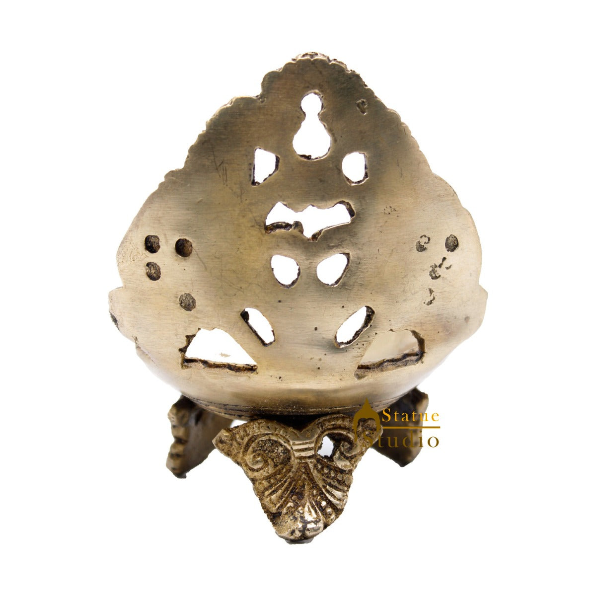 Brass Diya Oil Lamp For Home Temple Diwali Religious Décor Showpiece - Image 5