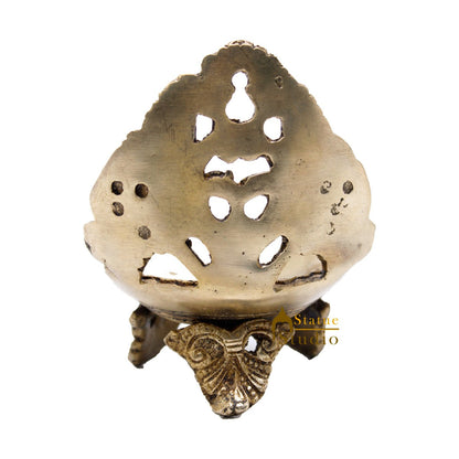 Brass Diya Oil Lamp For Home Temple Diwali Religious Décor Showpiece by vendor-unknown - Spiritual (View 5)