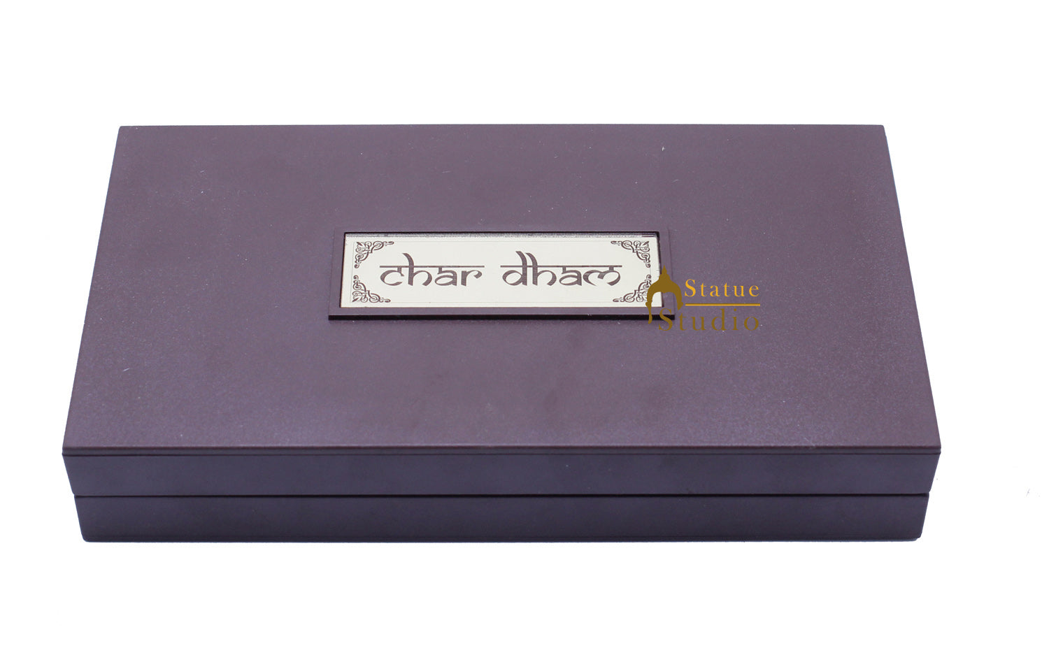 Char Dhaam Charan Paduka Pooja Item For Temple Puja Decorative Gift Showpiece - Image 3