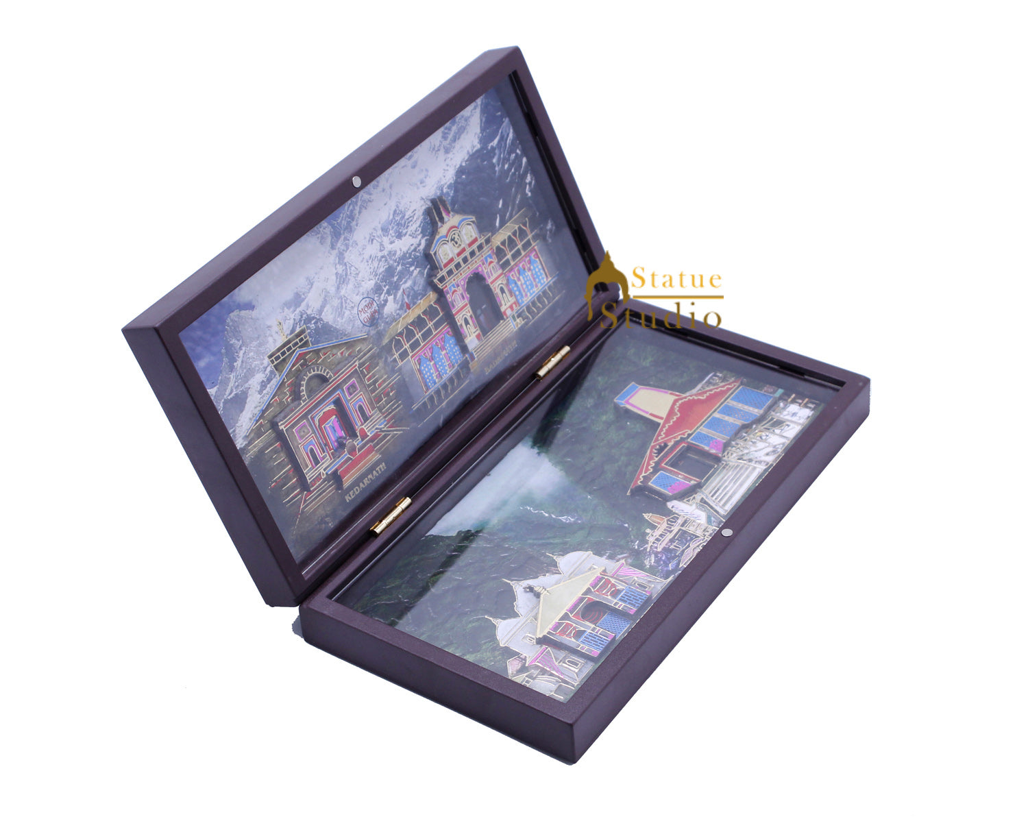 Char Dhaam Charan Paduka Pooja Item For Temple Puja Decorative Gift Showpiece - Image 4