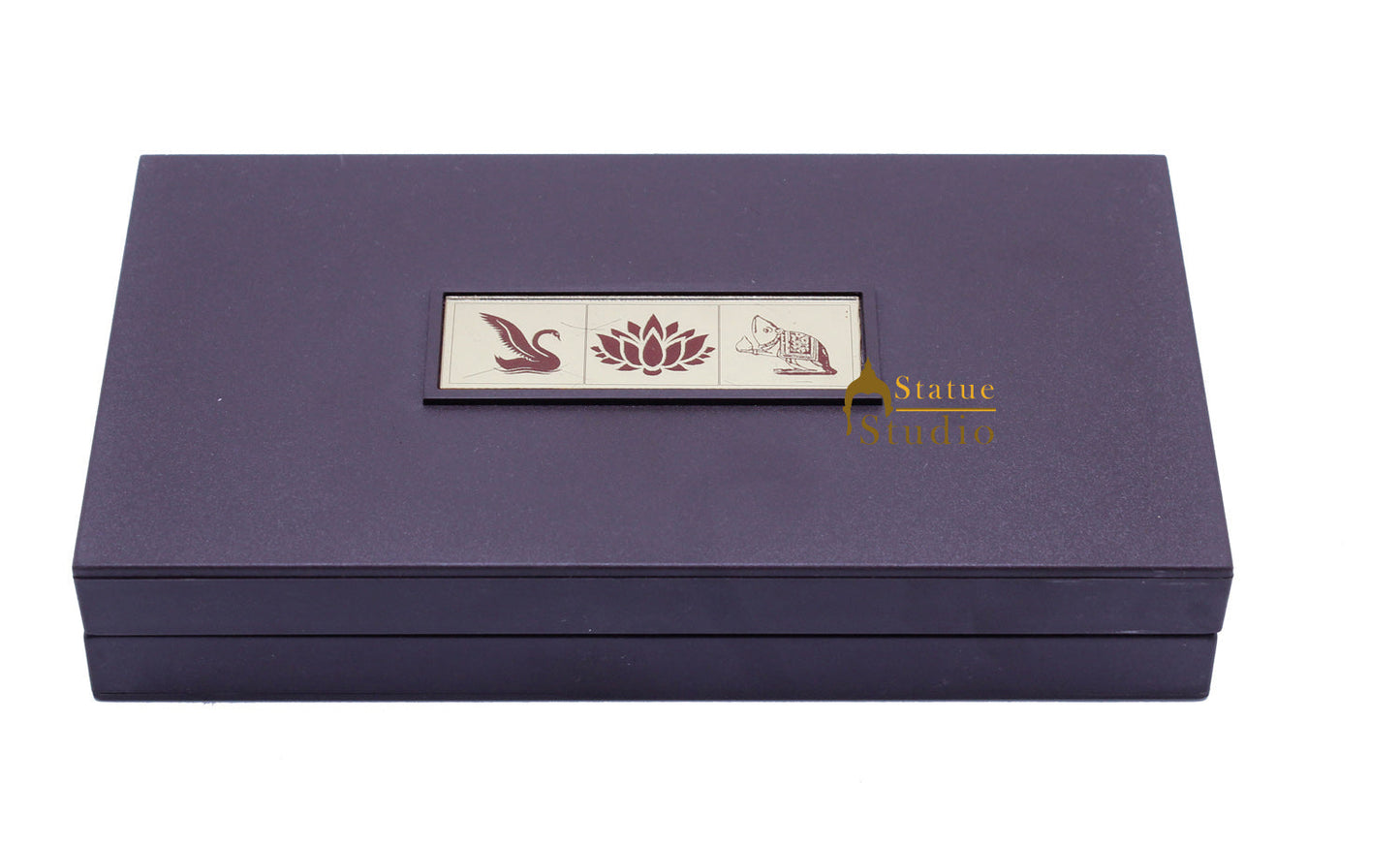 Ganesha Lakshmi Saraswati Charan Paduka Pooja Item For Temple Puja Decorative Gift Showpiece