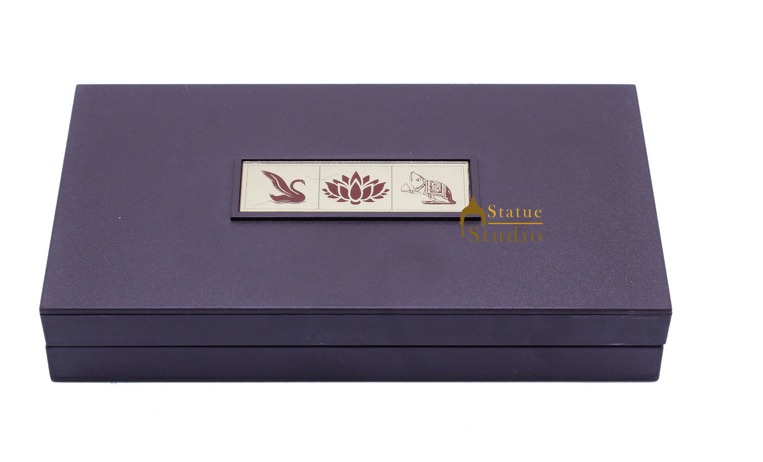 Ganesha Lakshmi Saraswati Charan Paduka Pooja Item For Temple Puja Decorative Gift Showpiece - Image 4