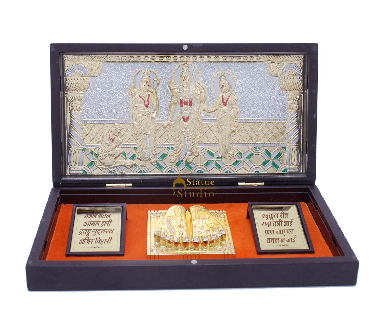 Rama Darbar Paduka Pooja Item For Temple Puja Decorative Gift Showpiece - Image 2