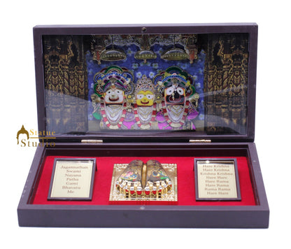 Lord Jagannath Charan Paduka Pooja Item For Temple Puja Decorative Gift Showpiece by vendor-unknown - Spiritual (View 2)