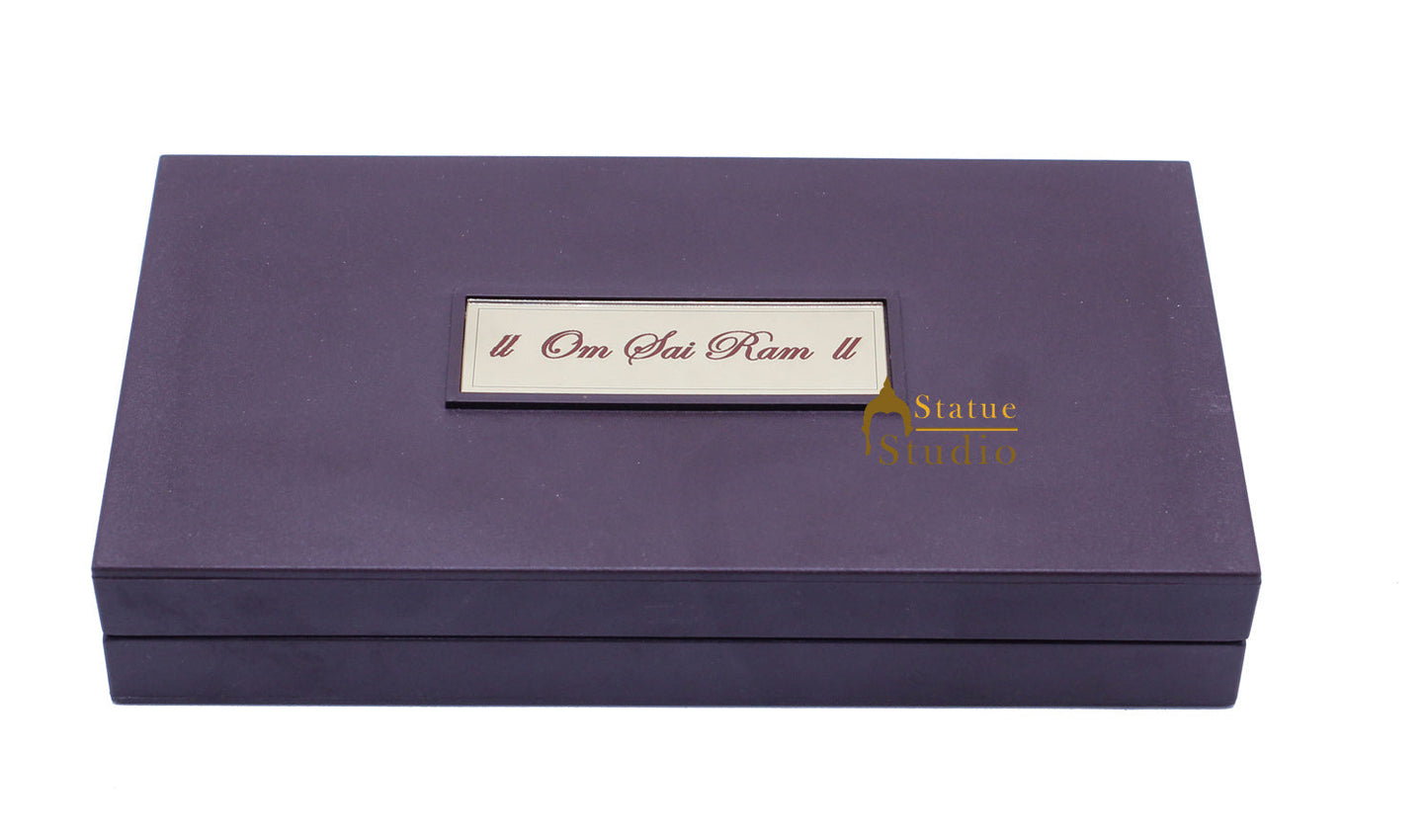 Sai Baba Charan Paduka Pooja Item For Temple Puja Decorative Gift Showpiece