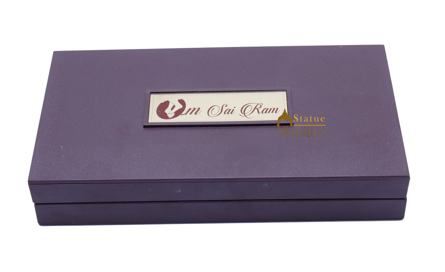 Sai Baba with Mala Charan Paduka Pooja Item For Temple Puja Decorative Gift Showpiece - Image 4