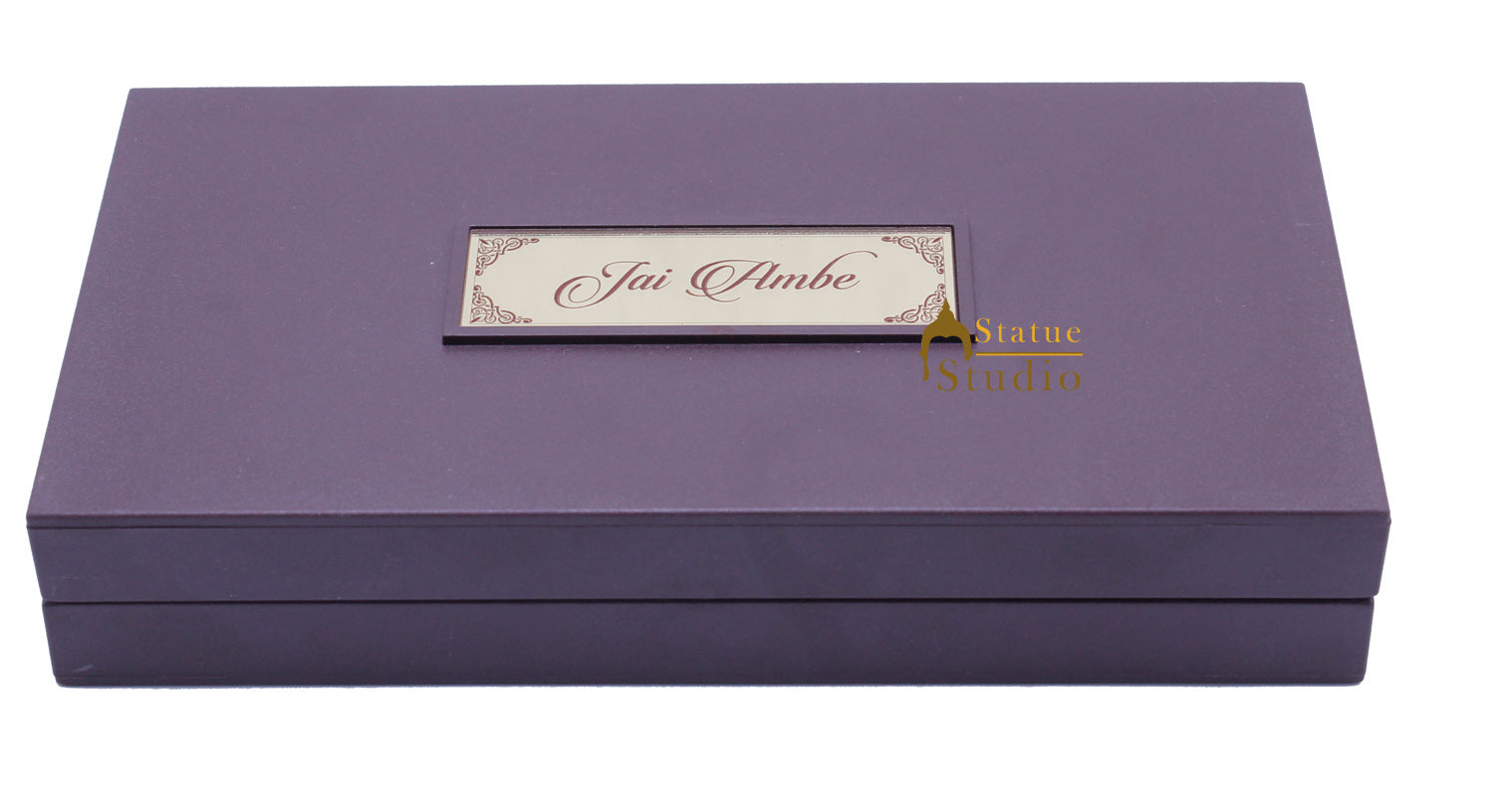 Jai Ambe Mata Rani Sherawali Durga Charan Paduka Pooja Item For Temple Puja Decorative Gift Showpiece - Image 4