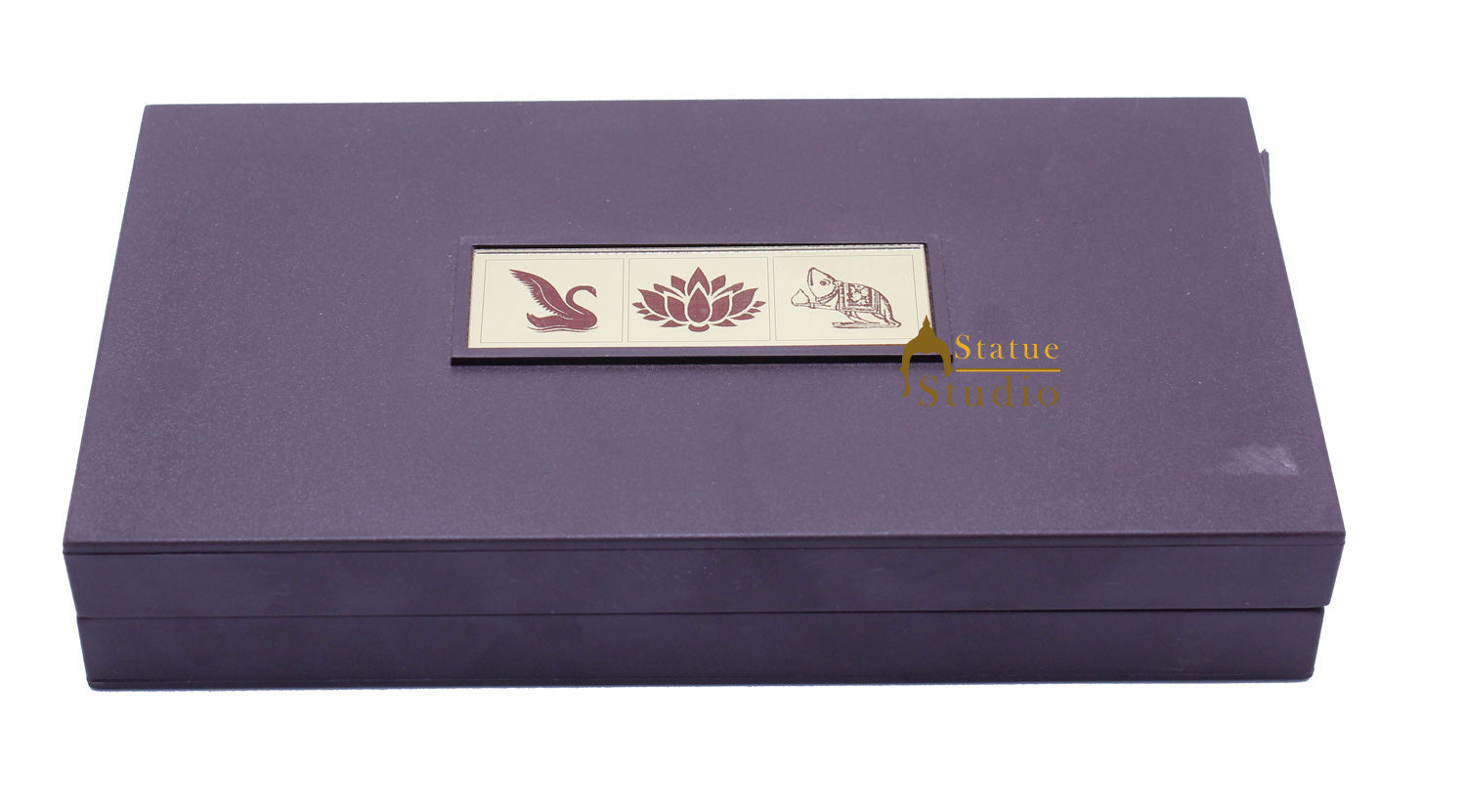 Ganesha Lakshmi Saraswati Charan Paduka Pooja Item For Temple Puja Decorative Gift Showpiece - Image 4