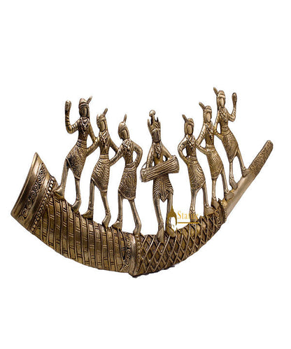 Brass Mayan Sculpture For Room Décor Wall Hanging Showpiece by vendor-unknown - Decor