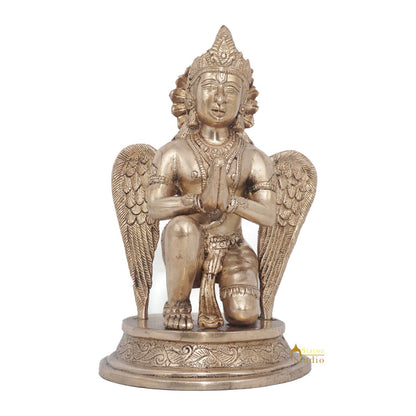 Brass Garuda Idol Vishnu Vehicle Eagle Murti Home Décor Feng Shui Vastu Statue by vendor-unknown - Hindu Gods (View 3)