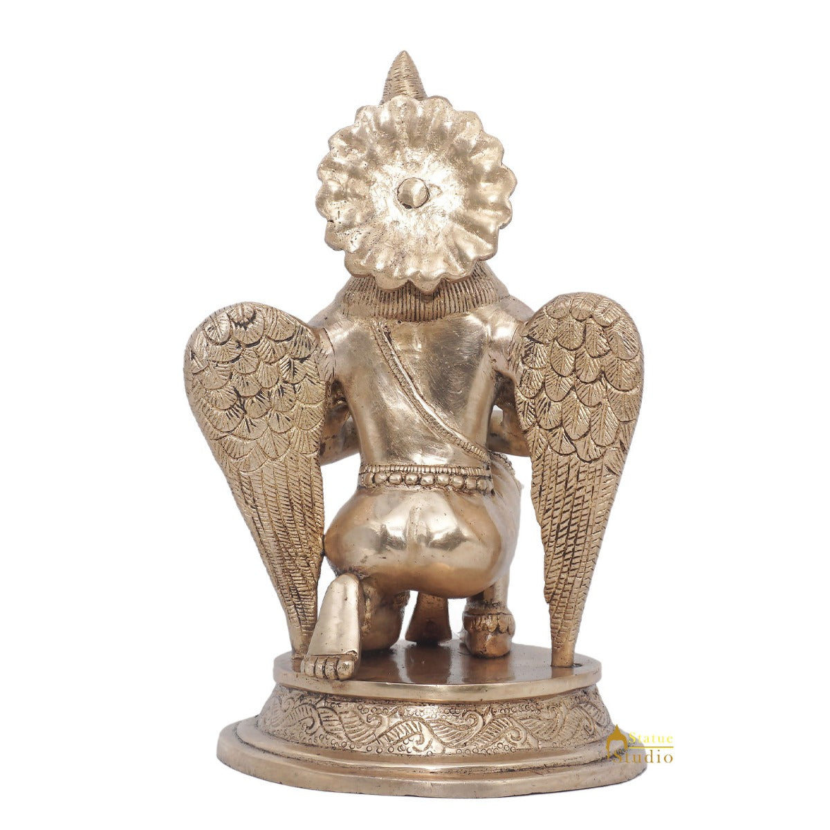 Brass Garuda Idol Vishnu Vehicle Eagle Murti Home Décor Feng Shui Vastu Statue - Image 6