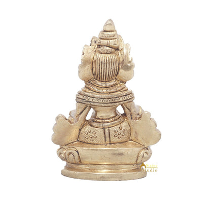 Brass Small Mini God Wealth Kuber Statue Feng Shui Vastu Décor Idol Showpiece by vendor-unknown - Hindu Gods (View 6)