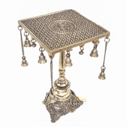 Brass Antique Side Table Furniture For Home Office Décor Showpiece 15" by vendor-unknown - Decor (View 3)