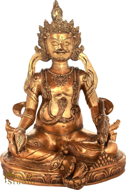 Brass Very Large Size Sitting Kubera Statue Feng Shui Vastu Statue Showpiece 43" by vendor-unknown - Buddha (View 2)
