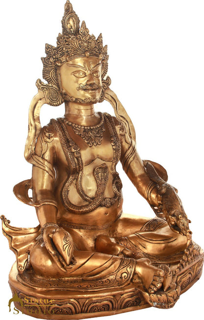 Brass Very Large Size Sitting Kubera Statue Feng Shui Vastu Statue Showpiece 43" by vendor-unknown - Buddha (View 3)