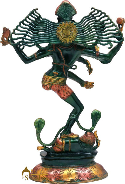 Brass Large Size Nataraja Idol Dancing Shiva Without Frame Décor Statue 30" by vendor-unknown - Hindu Gods (View 5)