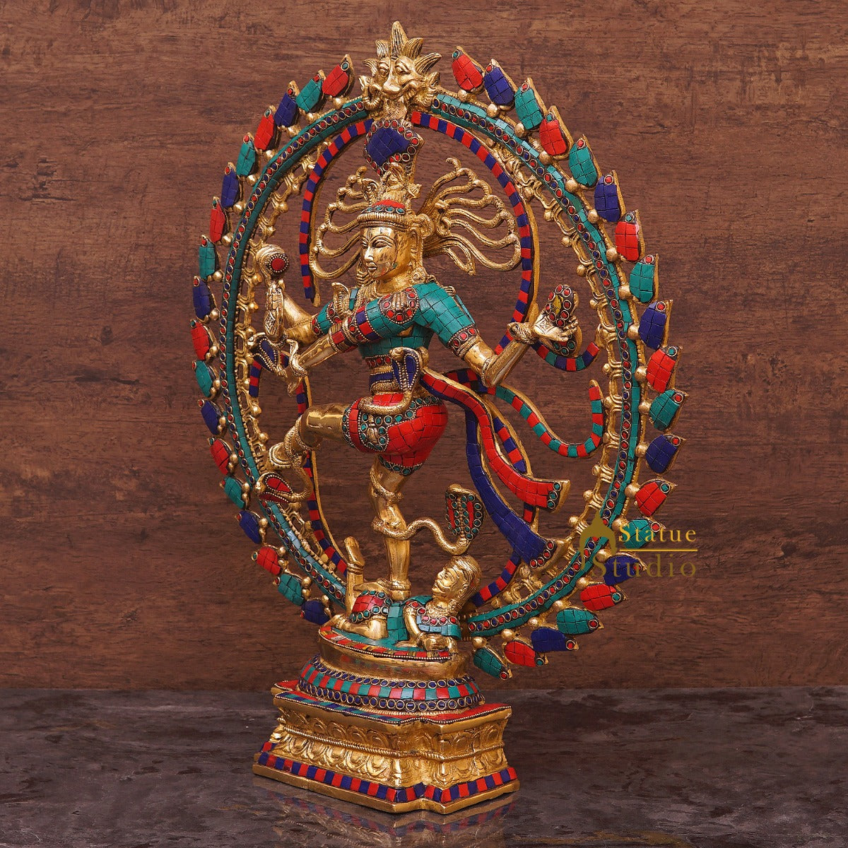 Brass Large Size Nataraja Idol Dancing Shiva Statue Home Office Décor 2 Feet - Image 4
