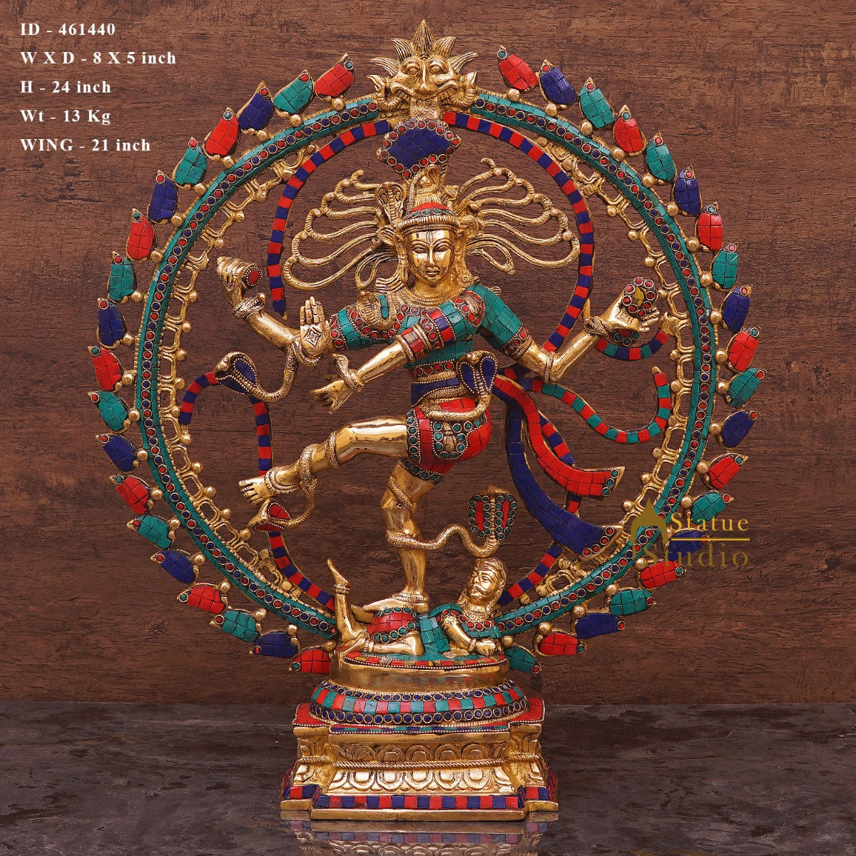 Brass Large Size Nataraja Idol Dancing Shiva Statue Home Office Décor 2 Feet