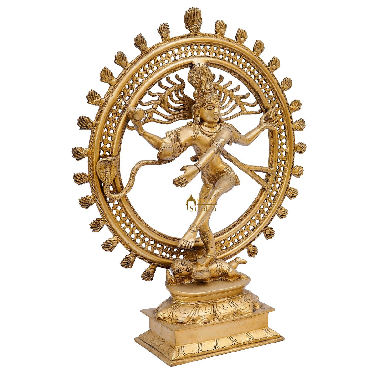 Brass Antique Nataraja Idol Home Office Décor Statue Showpiece Big Size 2 Ft