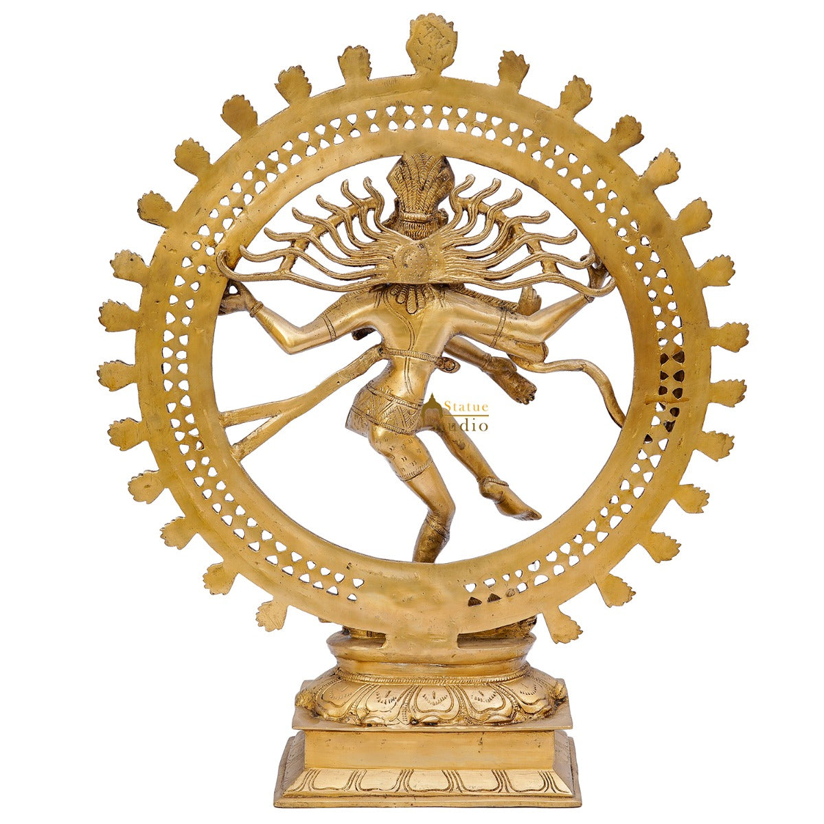 Brass Antique Nataraja Idol Home Office Décor Statue Showpiece Big Size 2 Ft