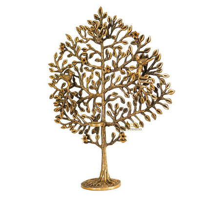 Brass Antique Tree Showpiece For Home Table Décor With TeaLight Candle Holder 22" by vendor-unknown - Decor (View 3)