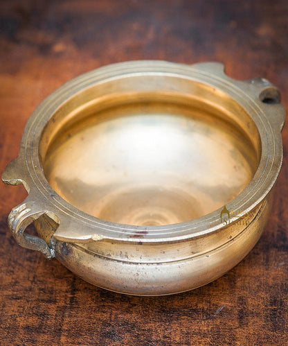 Brass Small Urli Showpiece For Home Table Pooja Room Diwali Décor by vendor-unknown - Decor (View 2)