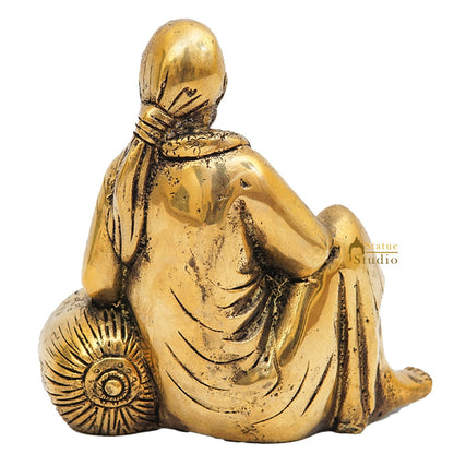 Brass Sai Baba Idol Home Temple Pooja Room Décor Statue Showpiece 5" by vendor-unknown - Hindu Gods (View 6)
