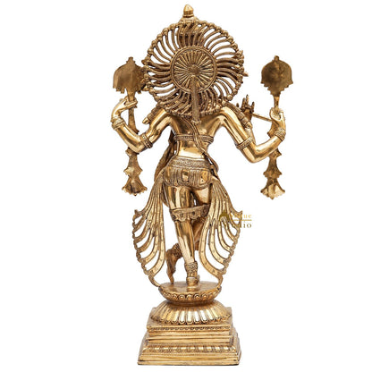 Brass Krishna Idol 2.5 Feet by StatueStudio by vendor-unknown - Hindu Gods (View 6)