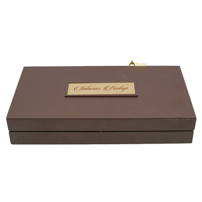 Salasar Balaji Charan Paduka Puja Room Décor Diwali Corporate Gift Showpiece 8" by vendor-unknown - Spiritual (View 6)