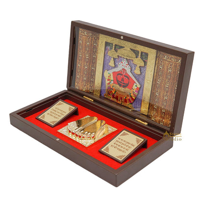Salasar Balaji Charan Paduka Puja Room Décor Diwali Corporate Gift Showpiece 8" by vendor-unknown - Spiritual (View 5)