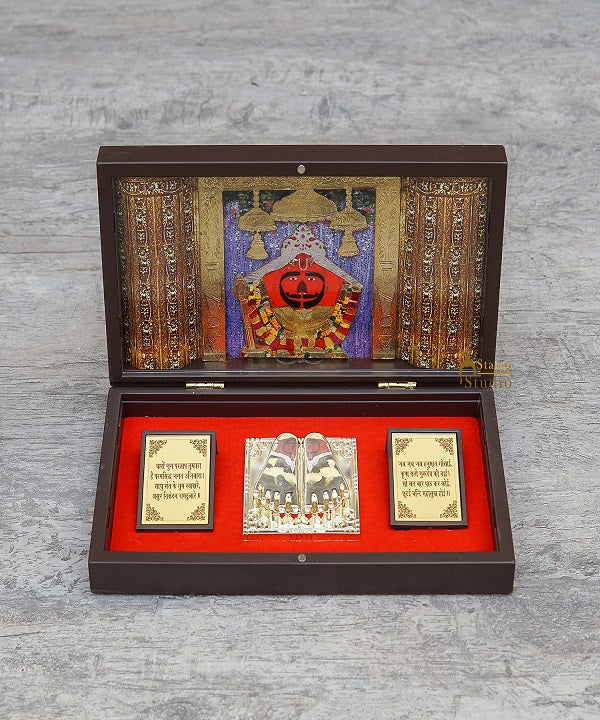 Salasar Balaji Charan Paduka Puja Room Décor Diwali Corporate Gift Showpiece 8"