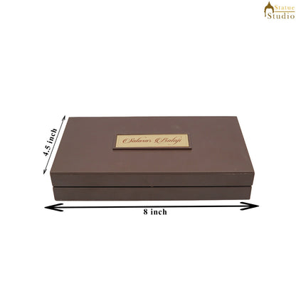 Salasar Balaji Charan Paduka Puja Room Décor Diwali Corporate Gift Showpiece 8" by vendor-unknown - Spiritual (View 8)