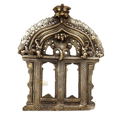 Brass Prabhavali Temple Design Frame Wall Hanging Home Décor by vendor-unknown - Decor (View 3)