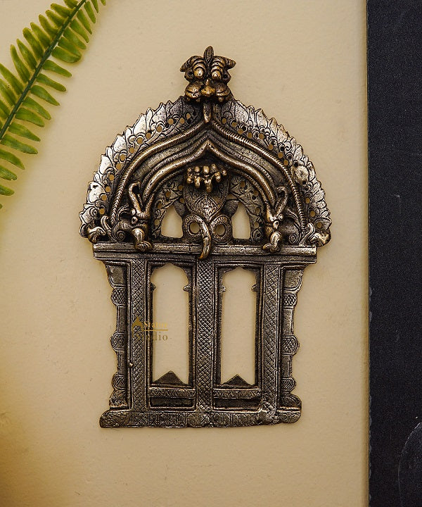 Brass Prabhavali Temple Design Frame Wall Hanging Home Décor