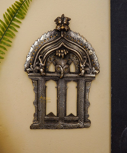 Brass Prabhavali Temple Design Frame Wall Hanging Home Décor